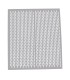 Spaarkast polystyreen / Simplex koninginnerooster geperforeerd aluminium 46 x 46 cm
