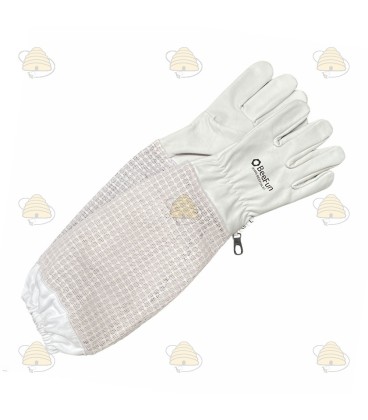Handschoenen AirFree wit (leer met ventilatie)