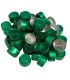 Waxinelicht bakjes groen aluminium - 100 stuks