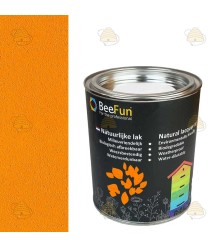 Tweedekans: Natuurlijke verf voor houten bijenkasten oranje - 750 ml
