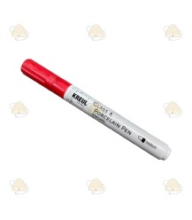 Pen voor glasversiering, metallic - Rood