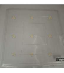 Tweedekans: Segeberger voorgevormde kunststof dekplank 48,5 x 48,5 cm