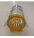Glazen pot hoornaarval geel liggend - BeeFun®