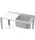 Honingproductietafel met spoelbak - 150 cm