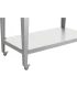 Verrijdbare werktafel RVS - 120 cm
