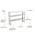 Kast verlengstuk voor werktafel RVS - 120 cm