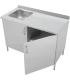 Honingproductiekast met spoelbak - 120 cm