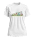 T-shirt 'van eerste honinglepel naar eigen bijenstal' wit - vrouwen