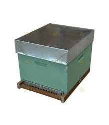 Dadant Blatt bijenkast (1BK) - zeegroen geverfd