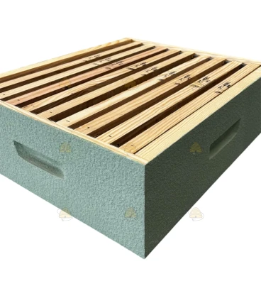 Dadant Blatt honingkamer - zeegroen geverfd