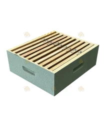 Dadant Blatt honingkamer - zeegroen geverfd