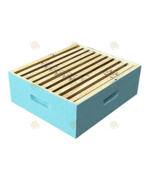 Dadant Blatt honingkamer - aqua geverfd