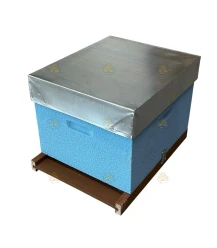 Dadant Blatt bijenkast (1BK) - hemelsblauw geverfd