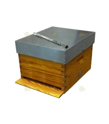 Langstroth US enkelwandige bijenkast (1BK) - geïmpregneerd Langstroth US enkelwandige bijenkast (1BK) - geïmpregneerd