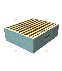 Langstroth US enkelwandige honingkamer - hemelsblauw geverfd Langstroth US enkelwandige honingkamer - hemelsblauw geverfd