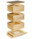 Bijenkast Duits Normaal hout - hoge bodem