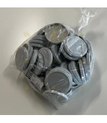 Tweedekans: Wit, 63 mm TO deksel, 60 stuks