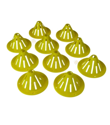 Gele kegeltjes voor Aziatische hoornaarval 10 stuks