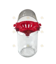 Hoornaarval 82 mm liggend, staand & glazen pot 1 KG - BeeFun®