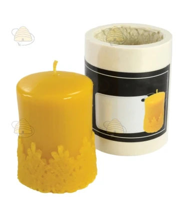 Korte kaars met kantmotief, gietvorm