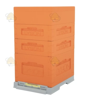 Langstroth US 10-raams bijenkast - oranje - MULTI-FRAME