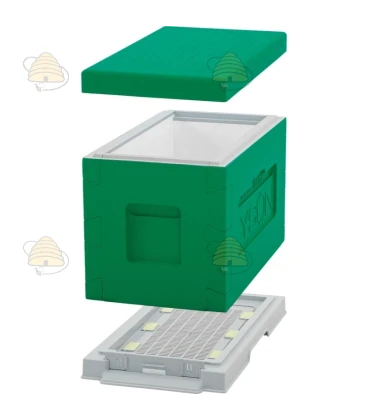 Langstroth US 6-raams bijenkast - groen - MULTI-FRAME