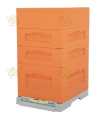 Dadant US 10-raams bijenkast - oranje - MULTI-FRAME Dadant US 10-raams bijenkast - oranje - MULTI-FRAME