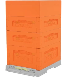 Dadant Blatt 10-raams bijenkast - oranje - MULTI-FRAME