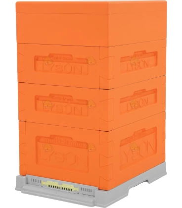 Langstroth US 10-raams bijenkast - oranje - MULTI-FRAME