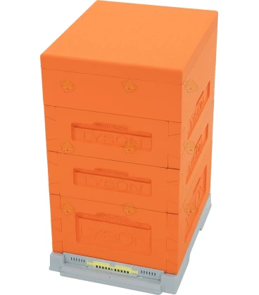 Langstroth US 10-raams bijenkast - oranje - MULTI-FRAME