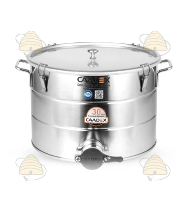 Aftapvat RVS 25 L / 35 KG - CAADEX