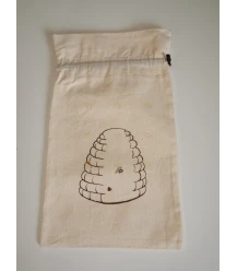 Tweedekans: Tasje korfje voor honingpot (van katoen)