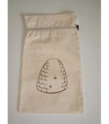 Tweedekans: Tasje korfje voor honingpot (van katoen)