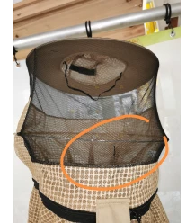 Tweedekans: Imkeroverall AirFree, ronde kap kaki - BeeFun® - MAAT S