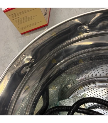 Tweedekans: Stoomwassmelter rond RVS 100l + Stoommaster II