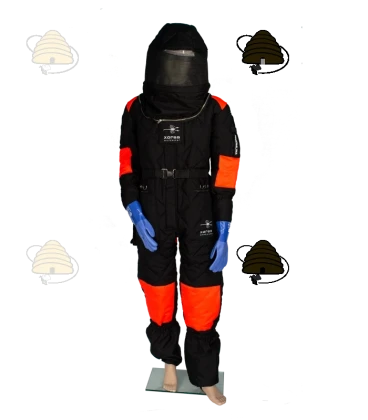 Aziatisch hoornaar pak - Zwart professioneel