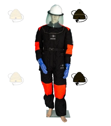 Aziatisch hoornaar pak - Zwart professioneel