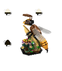 Honingbij op de weide - Bouwstenen set - 422 st.