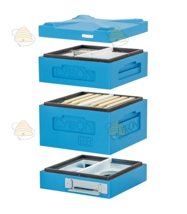 Mini Dadant Blatt teeltkastje blauw