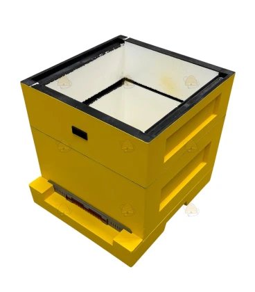 PRE ORDER - Spaarkast geel gelakt polystyreen (1bk, 1hk) BeeFun®