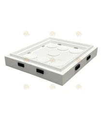 Tussenbodem Dadant Blatt polystyreen wit 12-raams