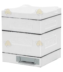 Mini Dadant Blatt teeltkastje wit, ongeverfd