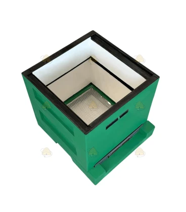PRE ORDER - Spaarkast groen gelakt polystyreen (1bk, 1hk) BeeFun®