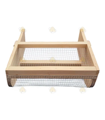 Houten beschermkooi tegen hoornaars Dadant Blatt 10-raams kasten