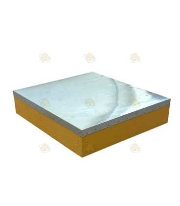 Dak Spaarkast grenen gegalvaniseerd - lichtgeel geverfd