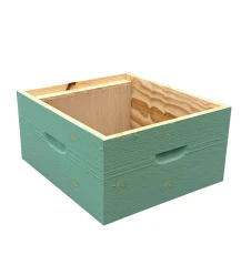 Broedkamer Spaarkast grenen - mintgroen geverfd