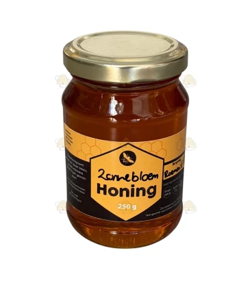 Zonnebloem honing vloeibaar 250 gram