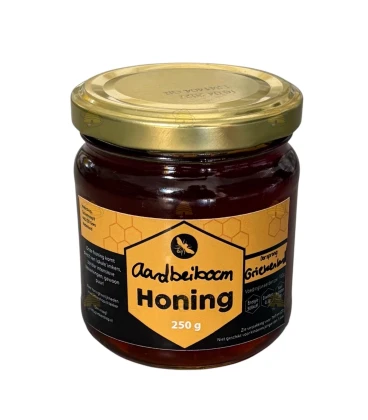 Aardbeiboom honing vloeibaar 250 gram