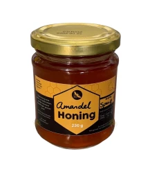 Amandel honing vloeibaar 250 gram