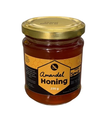 Amandel honing vloeibaar 250 gram